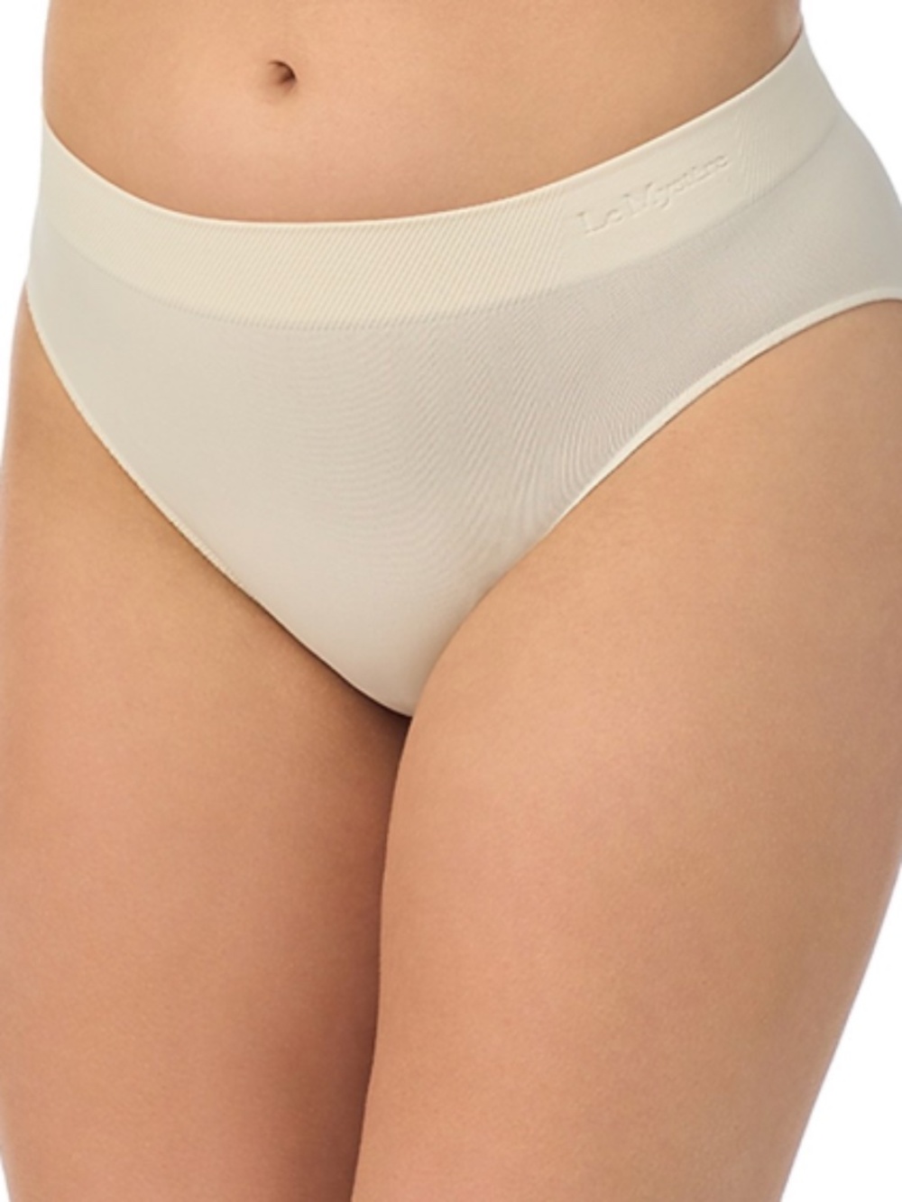 Le Mystere Women's Seamless Comfort Bikini Underwear Papyrus Size XL 4046